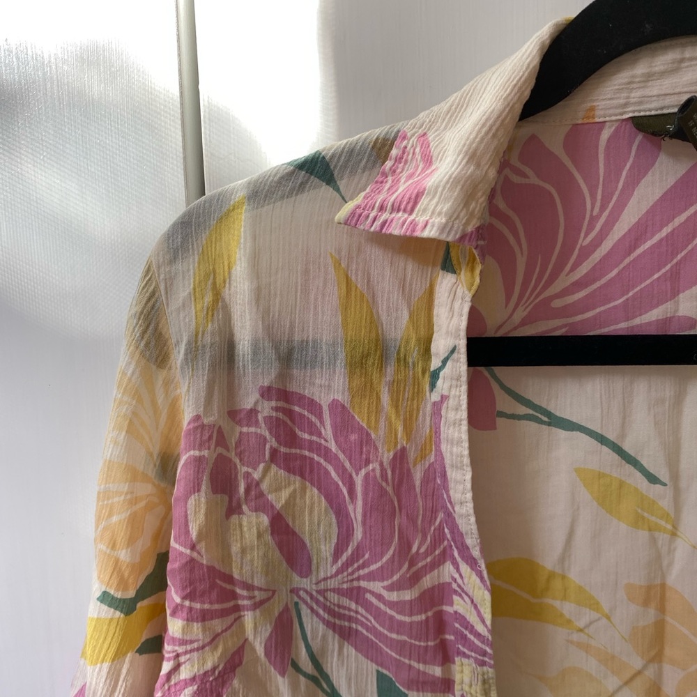 Floral Button Down Shirt